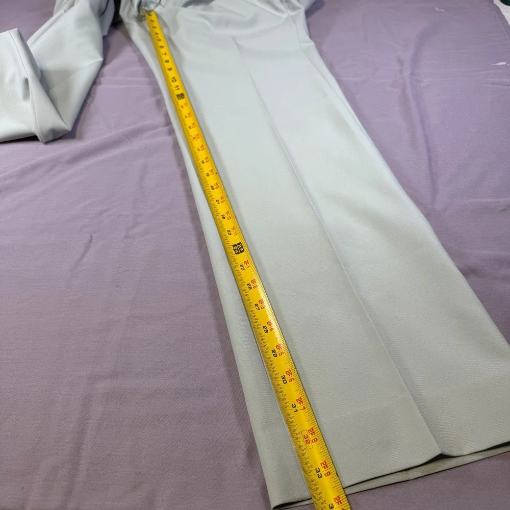 Vintage Izod Lacoste Men's 38X33.5 Khaki Flat Front Adjustable Pants Chinos
